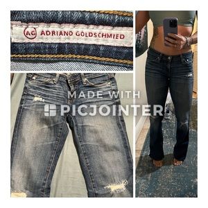 ADRIANO GOLDSCHMIED “AG” jeans. Size 25R. Bootcut. Vintage.